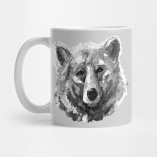 Bear Lover Black and White Mug